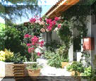 Villa Ampelos has 2 double rooms, 1 triple room and a large apartment hosting up to 7 persons